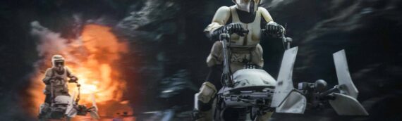 HOT TOYS – Le « Scout Trooper and Speeder Bike from The Mandalorian » arrive dans quelques jours