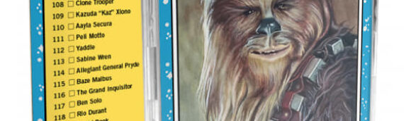 Topps Star wars living set : Zed et Chewie sont les deux nouvelles cartes de la semaine.