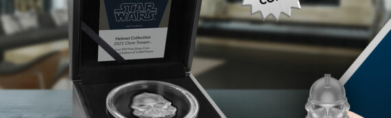 New Zealand Mint : Un coin d’un casque de Clonetrooper