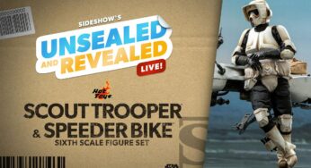 Sideshow : Unboxing du Scout Trooper & Speeder bike d’Hot Toys