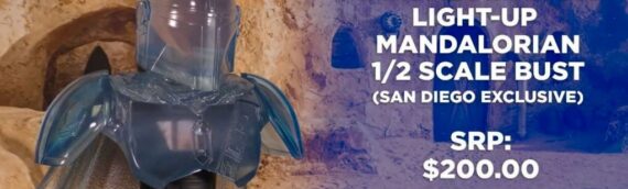 Gentle Giant – « The Mandalorian hologram Legend in 3D Bust » Exclu SDCC 2021