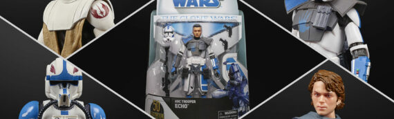HASBRO – Hommage à The Clone Wars avec 4 blisters spéciaux