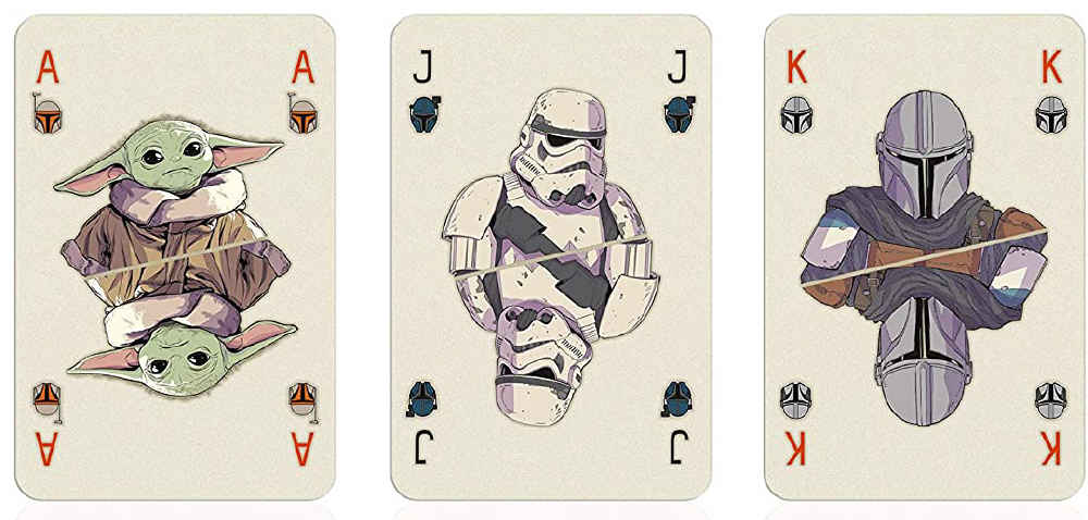 Waddingtons : Un set de jeu de cartes « The Mandalorian »