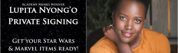 Official Pix : Une nouvelle actrice en dédicace, Lupita Nyong’o