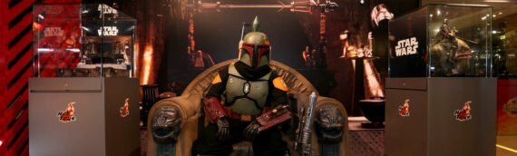 HOT TOYS – Boba Fett on Throne LIFE-SIZE pour le « Summer Show Case »