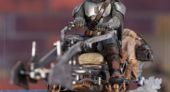 Iron Studios – Deluxe Mandalorian on Speederbike Art Scale 1/10
