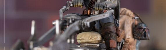 Iron Studios – Deluxe Mandalorian on Speederbike Art Scale 1/10