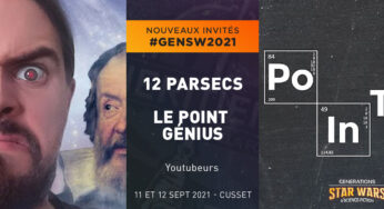 Générations Star Wars & Sci-Fi 2021 – Deux YouTubeur en chair et en os présent à la convention