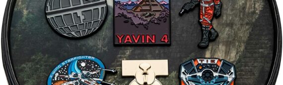 Amazon – Across the galaxy : Un nouveau set de 6 pin’s qui nous renvoie sur Yavin 4