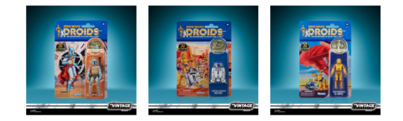 HASBRO – The Vintage Collection Droids Boba Fett, R2-D2 et C-3PO