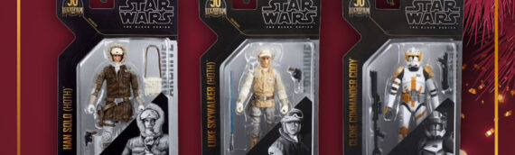 Calendrier de l’avent Star Wars de MINTINBOX – Jour 10 : un pack de trois figurines Hasbro “50th Lucasfilm” offerte par la boutique Myth Factory