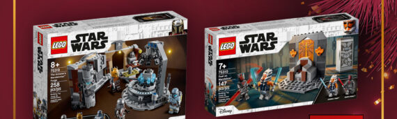 Calendrier de l’avent Star Wars de MINTINBOX – Jour 12 : Les deux sets “75310- Duel on Mandalore” et “75319 The Armorer’s Mandalorian Forge”  offerts par LEGO France