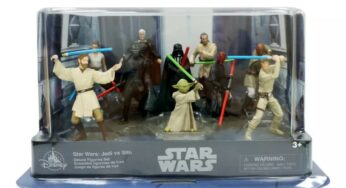 SHOP DISNEY – Un set de figurines Jedi vs Sith