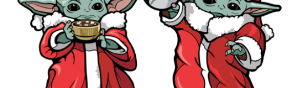 FigPin : Deux pin’s de Grogu en mode fête de noël (Sold out)