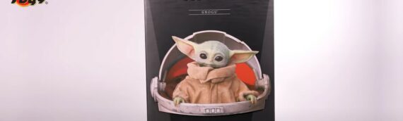 Sideshow : Open the box de la figurine Hot toys de Grogu (1/4)