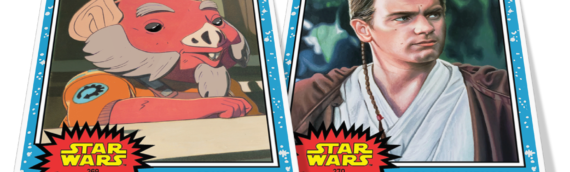 Topps Star wars Living set : Obiwan et Orka  sont les deux personnages de cette nouvelle semaine
