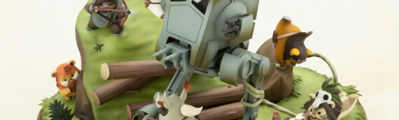 Sideshow : L’unboxing de l’artisit series « Battle of Endor » de Kotobukiya