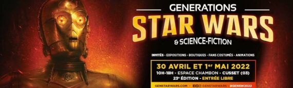 Générations Star Wars et SF 2022 – L’affiche officielle.