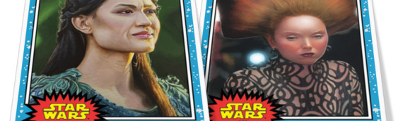 Topps Living set : Omera et Lovey, les deux personnages de cette semaine