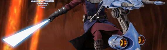 Sideshow : L’unboxing du pack Hot toys d’Anakin et le STAP
