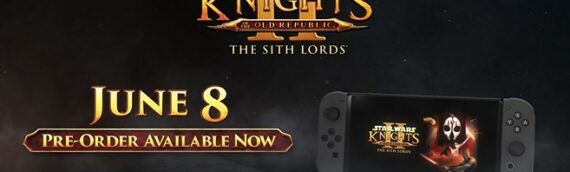 KOTOR 2 sur Nintendo Switch pour le 8 Juin