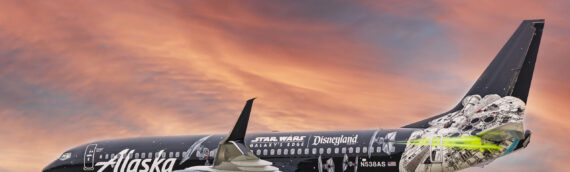 Alaska Airlines dévoile un avion aux couleurs de Star Wars Galaxy Edge