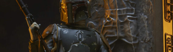 Sideshow Collectibles –  Boba Fett and Han Solo in Carbonite Premium Format disponible en précommande