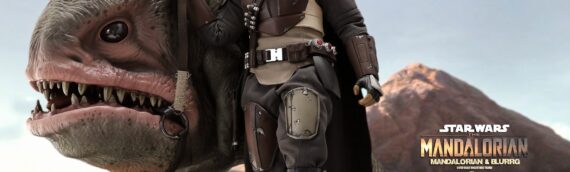 HOT TOYS – The Mandalorian & Blurrg Sixth Scale Figure en version de production