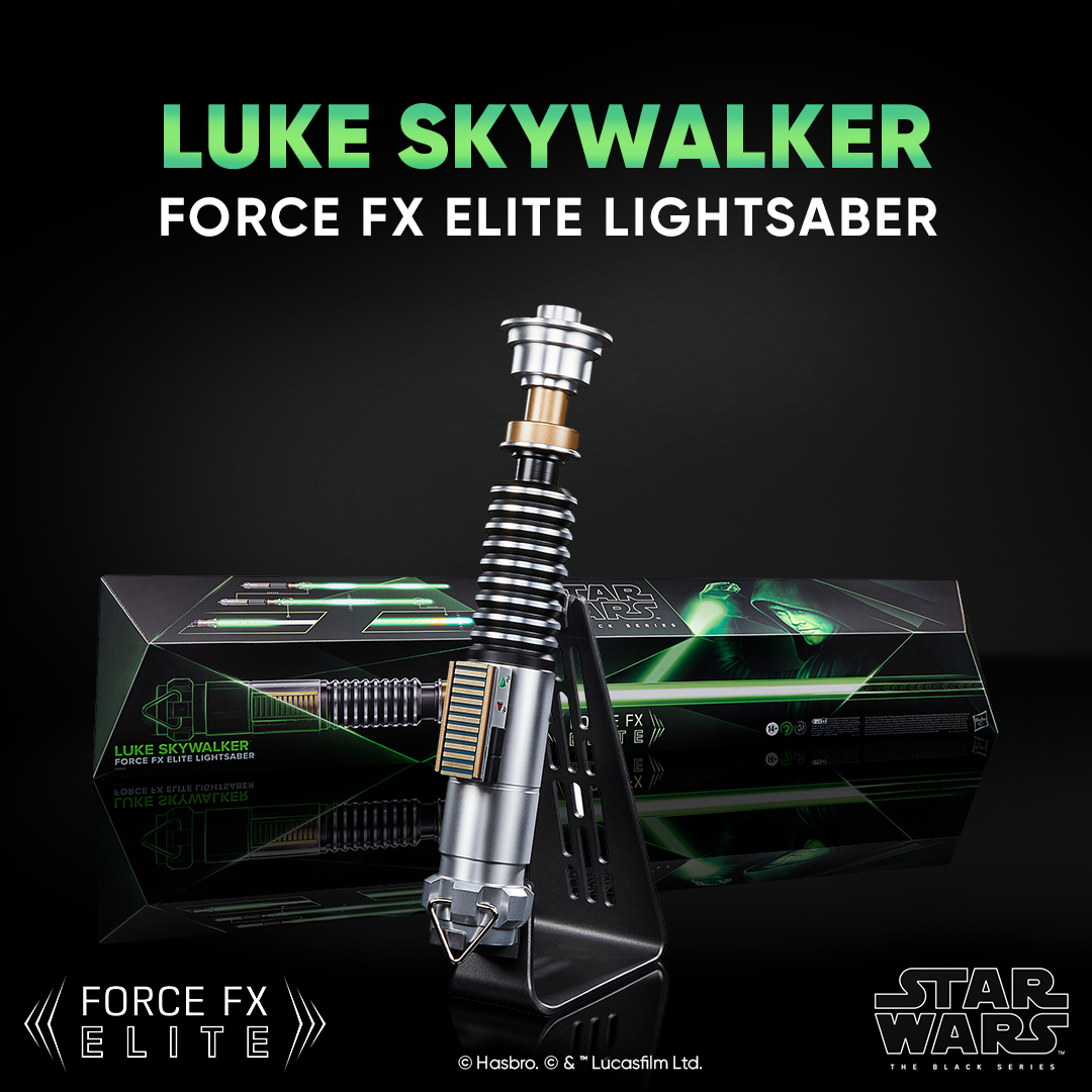 HASBRO - Le Sabre Laser Luke Skywalker Force FX (The Black Series) –  Mintinbox