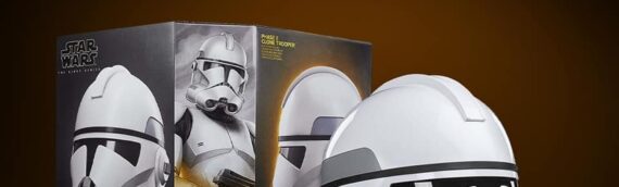 HASBRO – Star Wars The Black Series Casque de Clone Trooper Phase 2