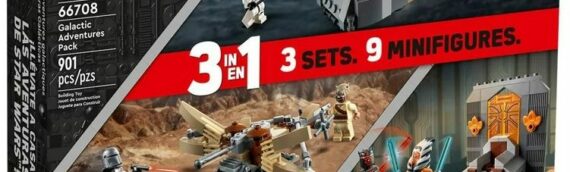 LEGO Star Wars 66708 Galactic Adventures – Un nouveau pack 3in1 en exclu chez Wallmart