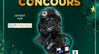 CONCOURS – Calendrier de l’avent : Jour 10 : le buste Legend 3D du TIE Fighter Pilot offert par Myth Factory