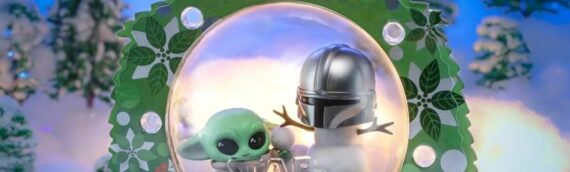Hot Toys COSBABY – Star Wars Grogu & The Mandalorian Snowman (VIP Exclusive)