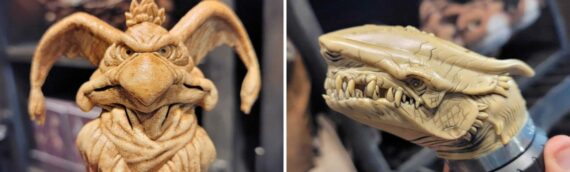 Star Wars Galaxy Edge – Les pommeaux de Sabres Dragon Krait & Kowakian Monkey