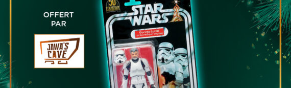 CONCOURS – Calendrier de l’avent : Jour 14 : La figurine Black Series de « George Lucas Stormtrooper » offert par la boutique Jawa’s Cave
