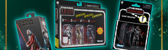 CONCOURS – Calendrier de l’avent : Jour 17 : Deux figurines TVC et une figurine Black Series offertes par la boutique Reservoir Toys