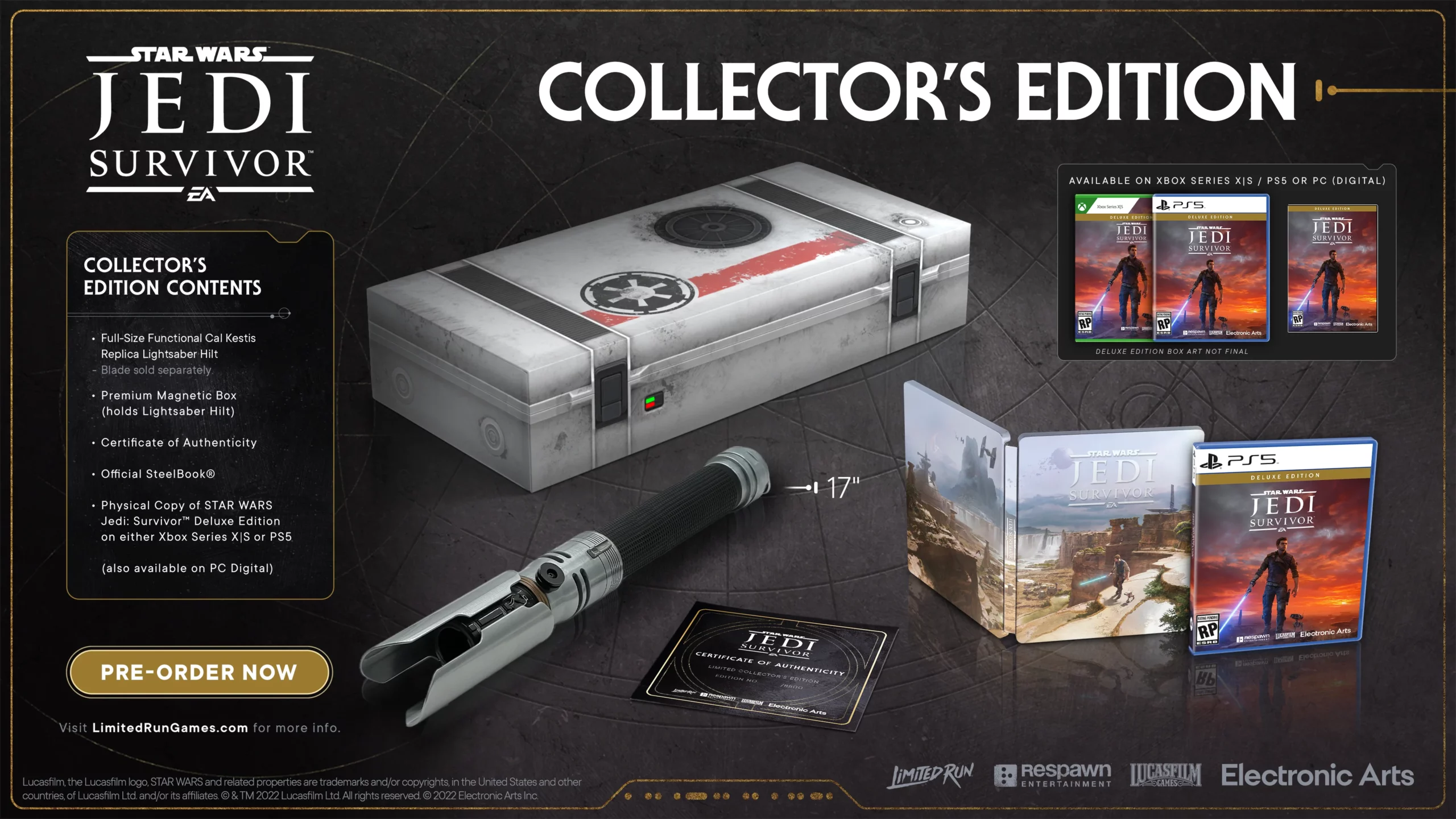 Limited Run Games - Le coffret Collector de Star Wars Jedi Survivor –  Mintinbox