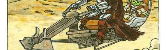 The Mandalorian and Child par Jeffrey Brown pour l’année prochaine