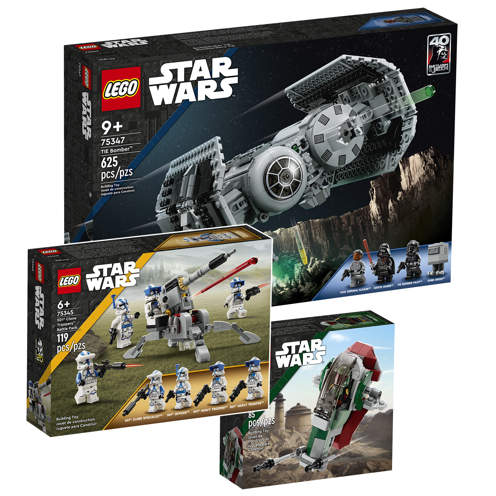 LEGO Star Wars - Les 3 nouveaux casques Star Wars 2023 sont disponibles –  Mintinbox
