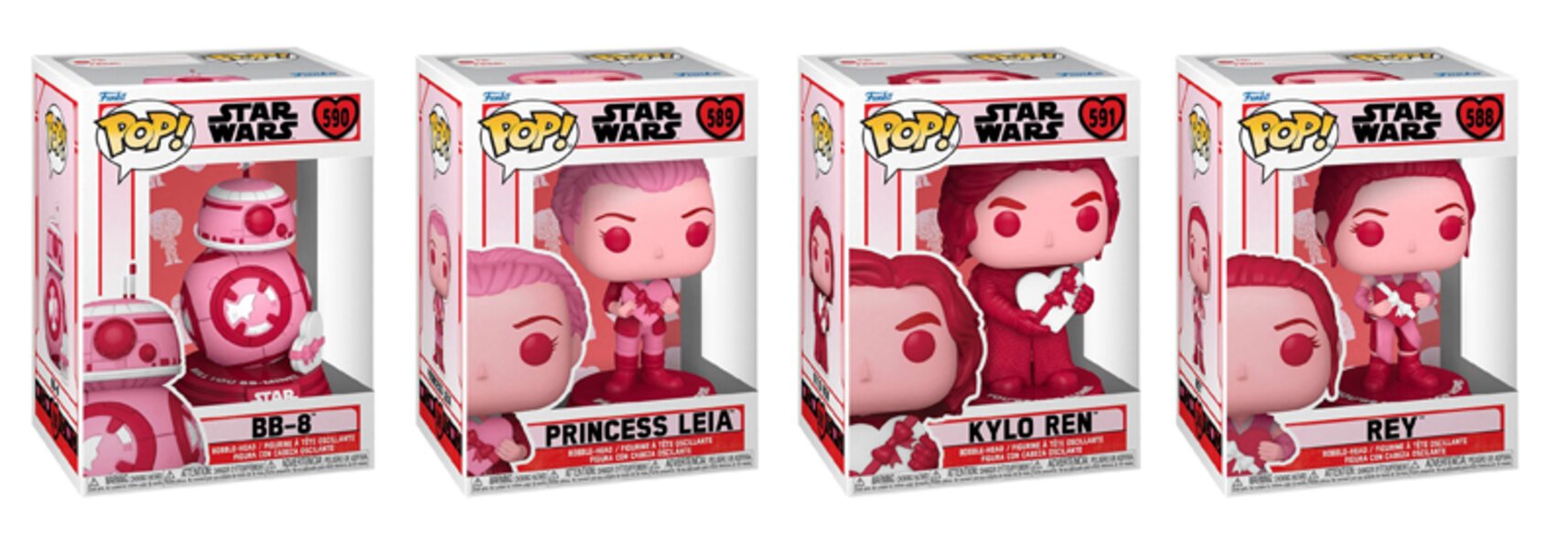 FUNKO POP STAR WARS SAINT VALENTIN en 2023