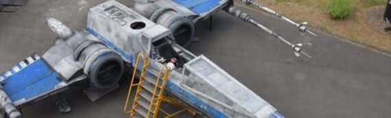 Paris Fan Festival : Un X-wing taille réelle à la porte de Versailles
