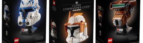 LEGO Star Wars – Les 3 nouveaux casques Star Wars 2023 sont disponibles