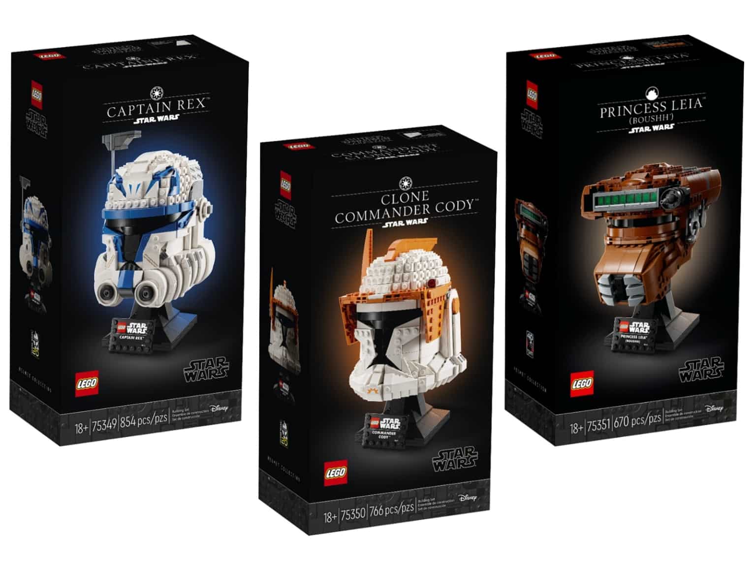 LEGO Star Wars - Les 3 nouveaux casques Star Wars 2023 sont