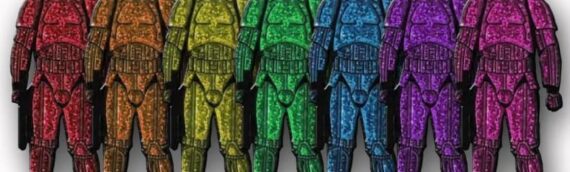 Force for the cure : Un set de 7 pin’s Stormtrooper « Pride »
