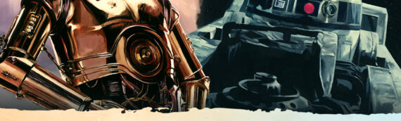 Sideshow Collectibles :  A NEW HOPE: C-3PO & R2-D2 fine art print set