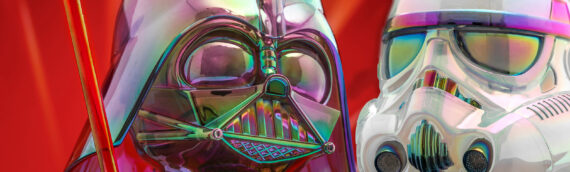 HOT TOYS – Cosbaby Darth Vader & Stormtrooper Iridescent