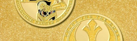 Force For The Cures – C3PO Challenge Coin contre le Cancer de l’enfant