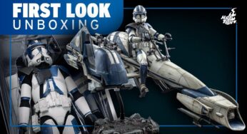 HOT TOYS – « Heavy Weapons Clone Trooper & BARC Speeder » la review en vidéo