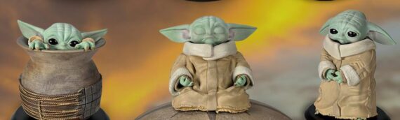 ATTAKUS – 6 statues de Grogu dans la gamme Star Wars Classique Collection 1/5eme