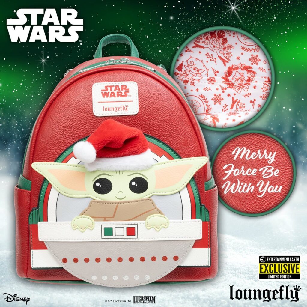 Loungfly Christmas Grogu backpack